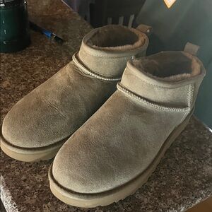 UGG Tan Ankle Boots